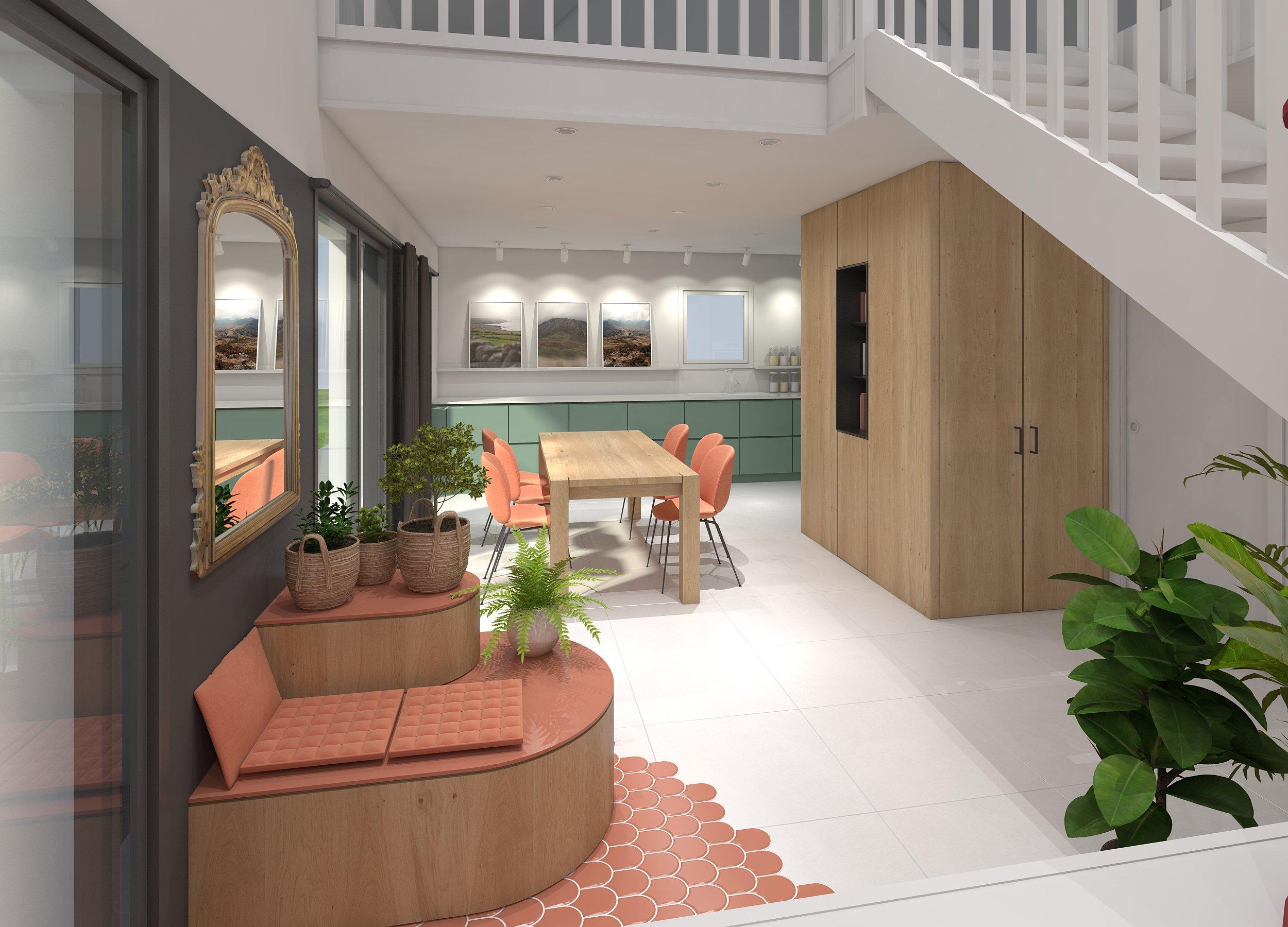 Visuel Projet B - Depuis l'entrée