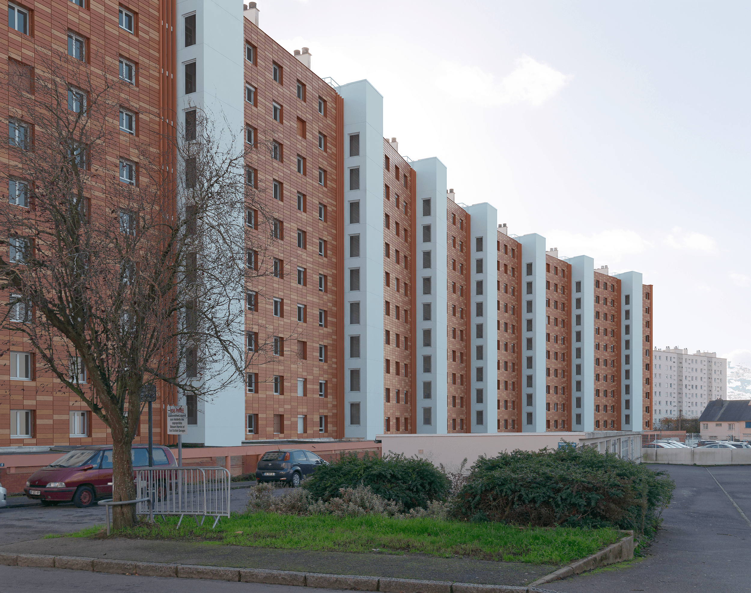 Visuel du projet, Angle Nord-Est