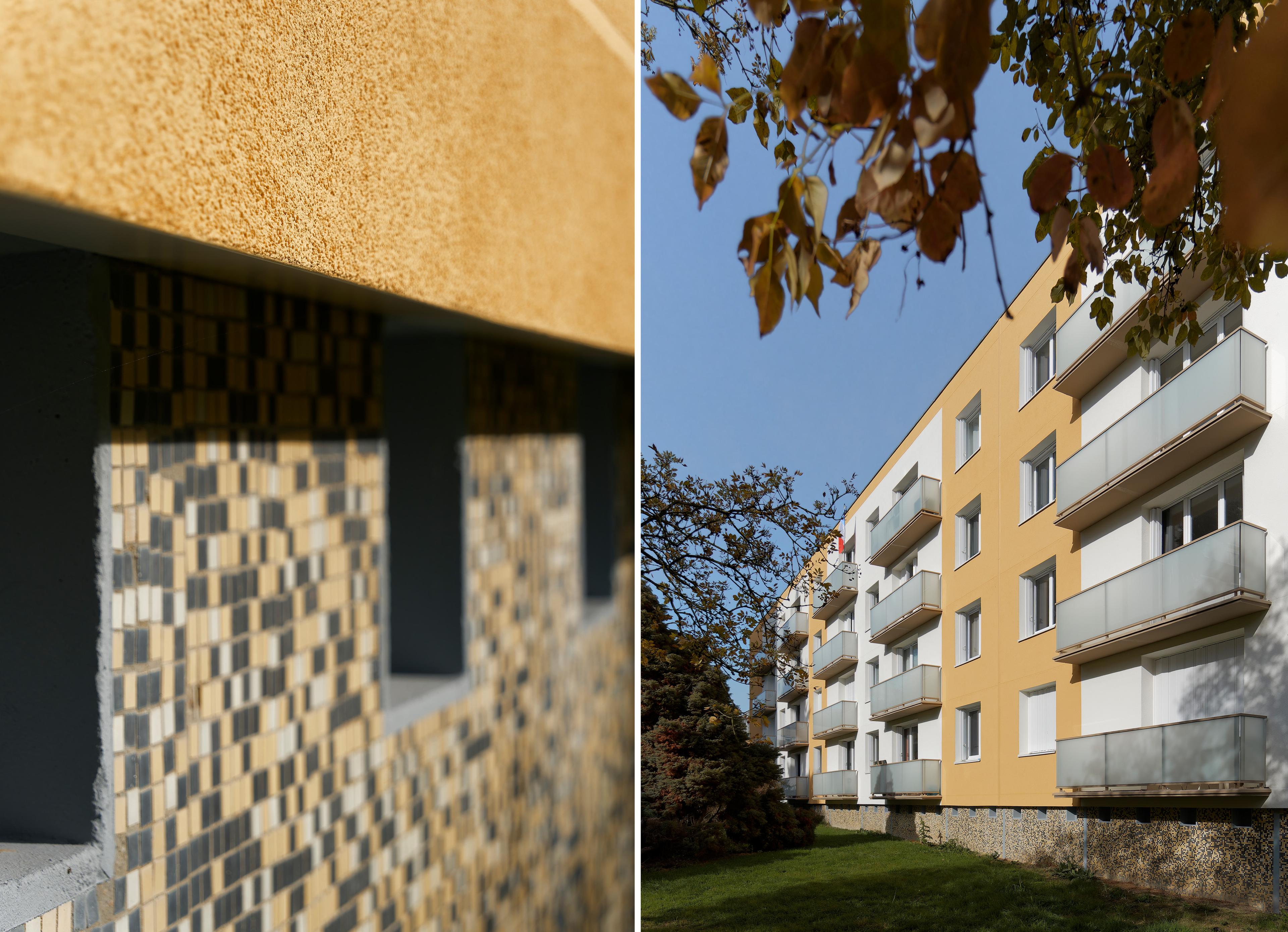 Photographie des travaux terminés, Façade Sud