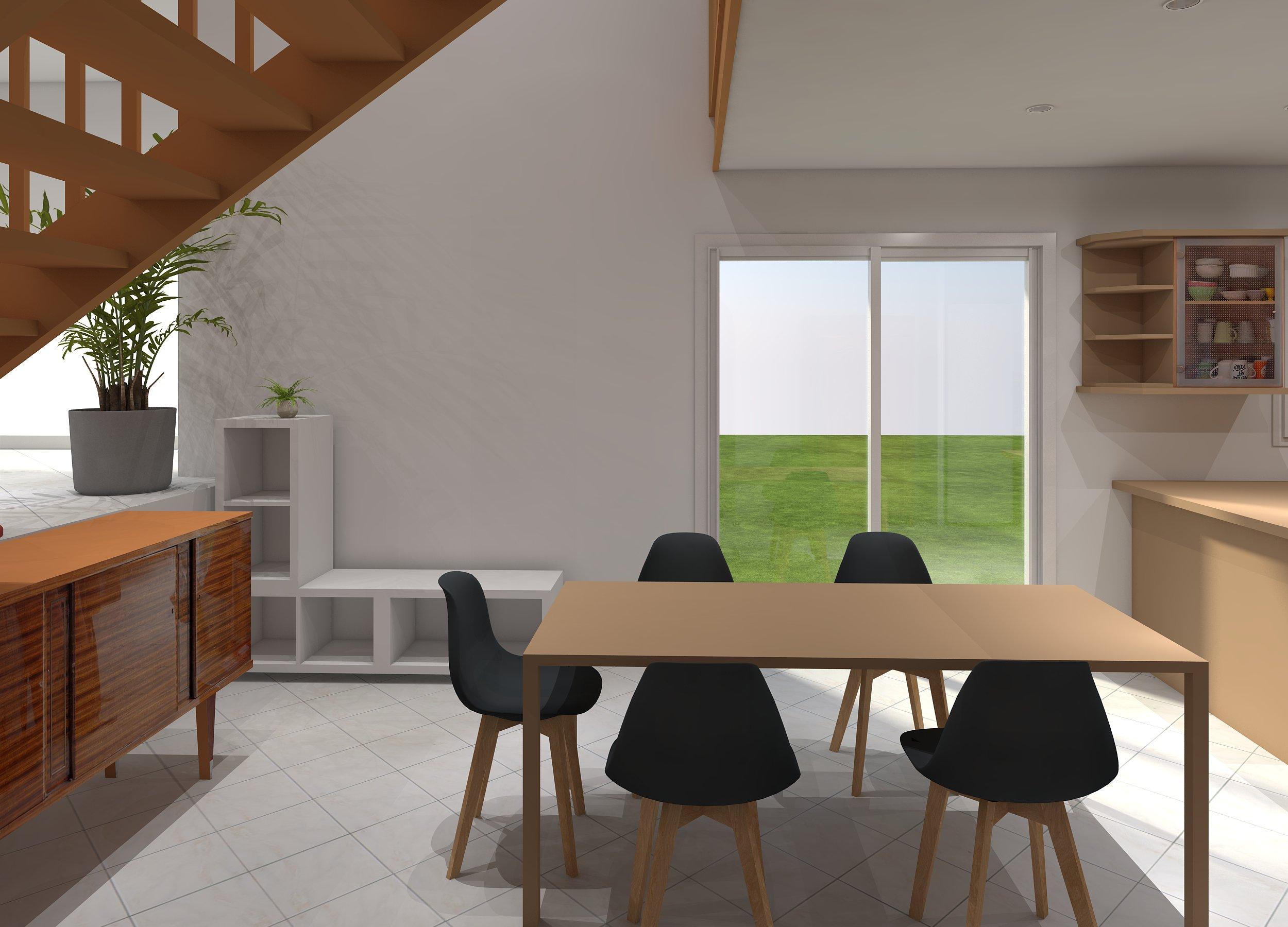 Visuel Existant - Depuis l'escalier