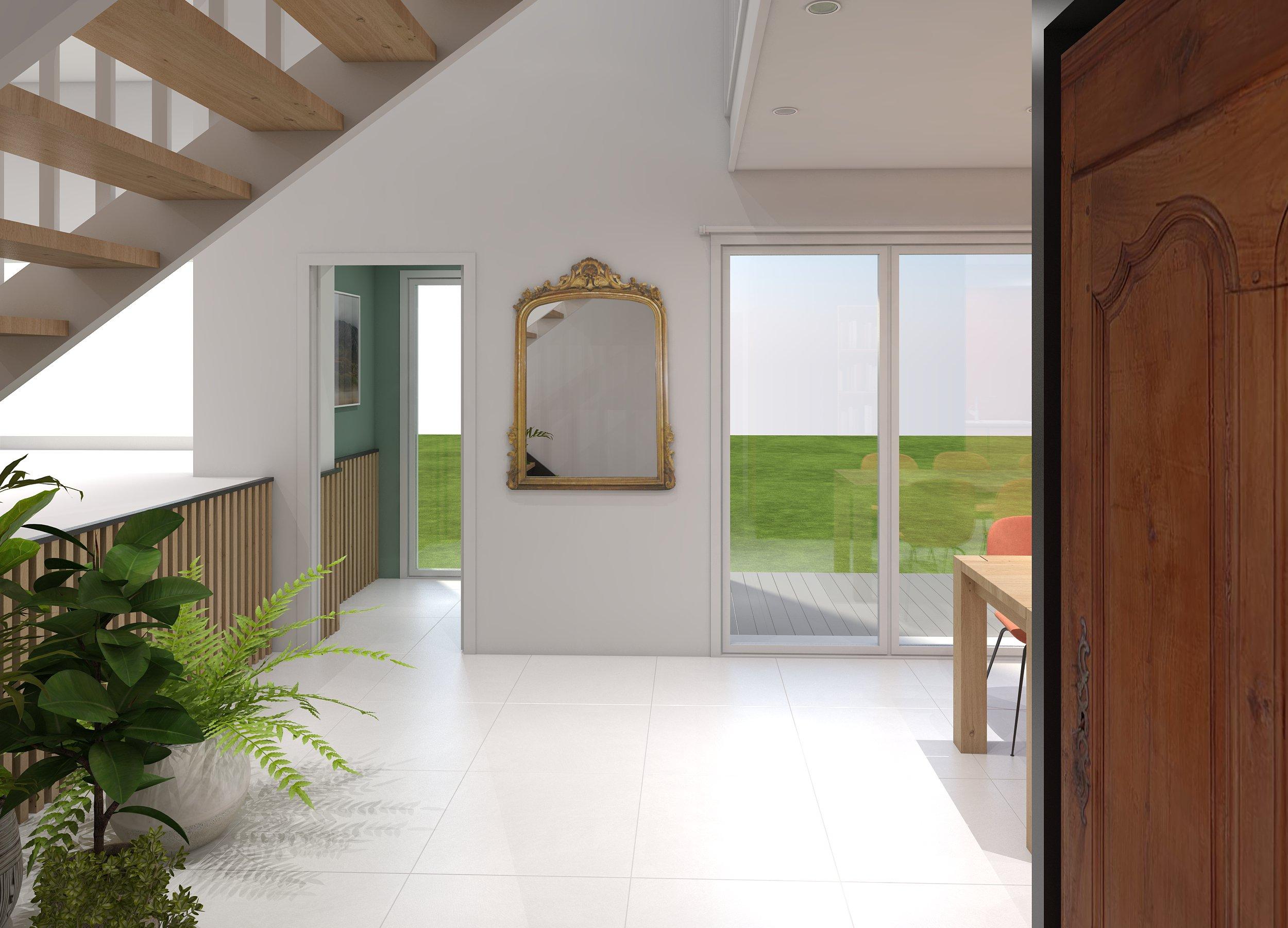 Visuel Projet B - Depuis l'escalier